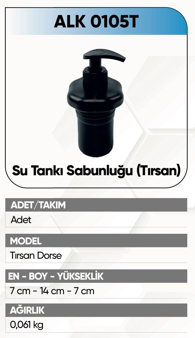 ALKOTEK TIRSAN MODELİ SABUNLUK