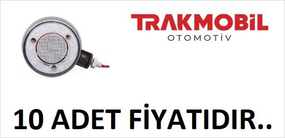 AYNA ALTI KÜPE LAMBA 30 LEDLİ İÇİ DOLU (10 ADET) Kırmızı - Beyaz