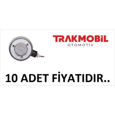 AYNA ALTI KÜPE LAMBA 30 LEDLİ İÇİ DOLU (10 ADET) Kırmızı - Beyaz