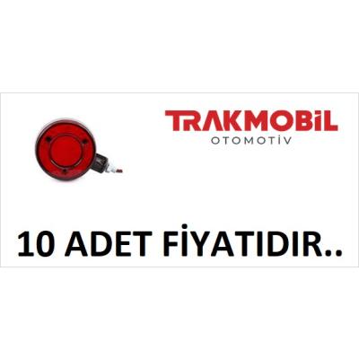 AYNA ALTI KÜPE LAMBA 30 LEDLİ İÇİ DOLU (10 ADET) Sarı - Kırmızı