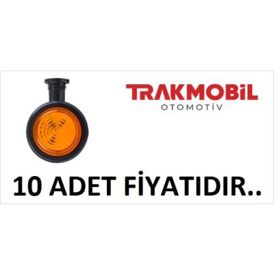 AYNA ALTI KÜPE LAMBA LEDLİ (10 ADET) Sarı - Kırmızı