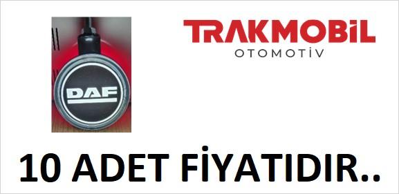 AYNA ALTI KÜPE LAMBA LOGOLU(DAF-FORD-IVECO-MAN-MERCEDES-RENAULT-SCANIA-VOLVO) (10 ADET) Kırmızı - Beyaz