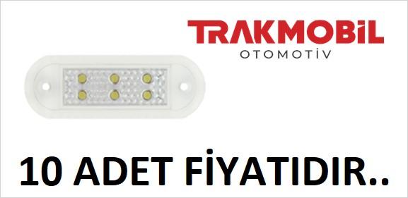 BASAMAK LAMBA 6 LEDLİ (10 ADET) Beyaz