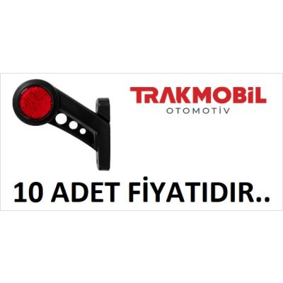 BOYNUZ LAMBA KISA PETEKLİ CAM 18 LEDLİ (10 ADET)