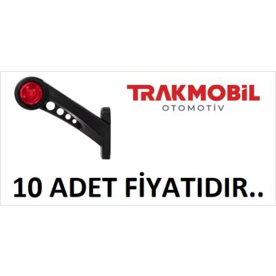 BOYNUZ LAMBA UZUN LENSLİ CAM 18 LEDLİ (10 ADET)