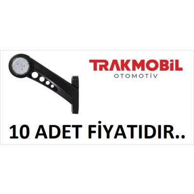 BOYNUZ LAMBA UZUN PETEKLİ CAM 18 LEDLİ (10 ADET)