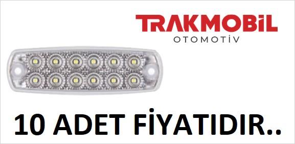 ÇAKAR LAMBA 12 LEDLİ (10 ADET) Beyaz