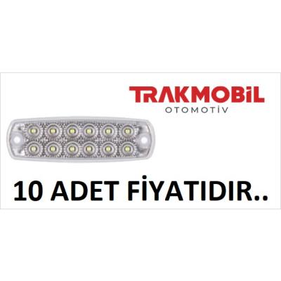 ÇAKAR LAMBA 12 LEDLİ (10 ADET) Beyaz