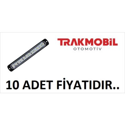 ÇAKAR LAMBA 12 LEDLİ UZUN (10 ADET) Beyaz