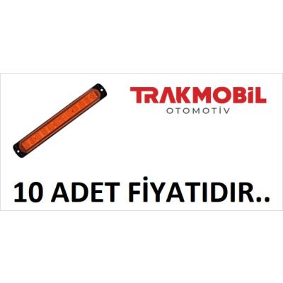 ÇAKAR LAMBA 12 LEDLİ UZUN (10 ADET) Sarı