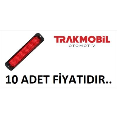 ÇAKAR LAMBA 24 LEDLİ UZUN 5 FONKSİYONLU (10 ADET) Kırmızı