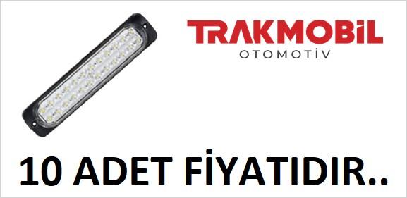 ÇAKAR LAMBA 24 LEDLİ UZUN TEK FONKSİYONLU (10 ADET) Beyaz