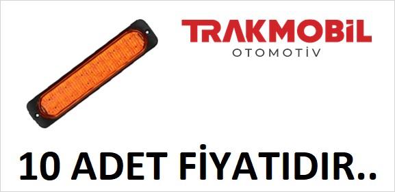 ÇAKAR LAMBA 24 LEDLİ UZUN TEK FONKSİYONLU (10 ADET) Sarı