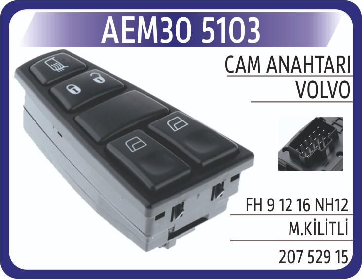 CAM ANAHTARI VOLVO MERKEZİ KİLİTLİ