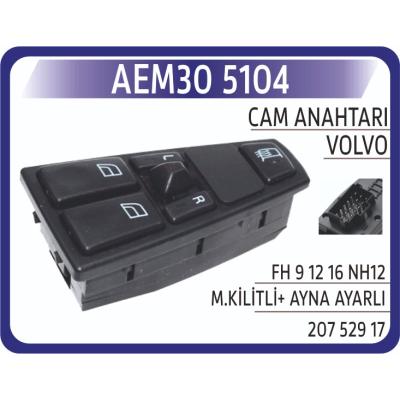 CAM ANAHTARI VOLVO MERKEZİ KİLİTLİ + AYNA AYARLI