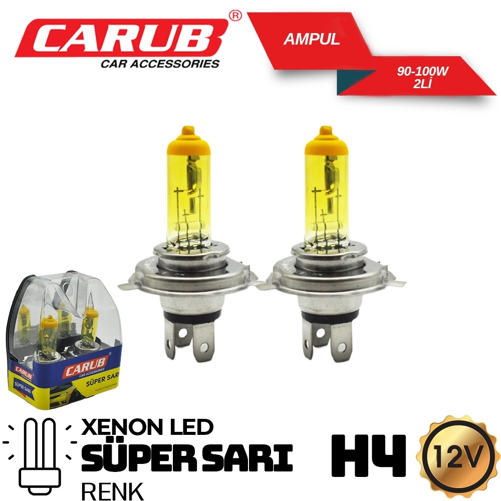 CARUB 12V 90-100W H4 SUPER SARI