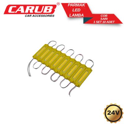 CARUB 24V 10 LU PARMAK LAMBA SARI BALIK SIRTI