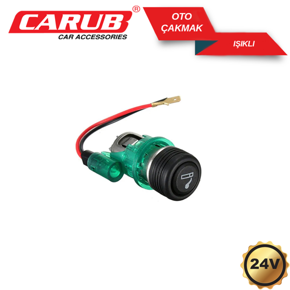 CARUB 24V ÇAKMAK IŞIKLI