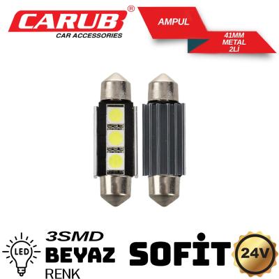 CARUB 24V SOFİT AMPÜL METAL