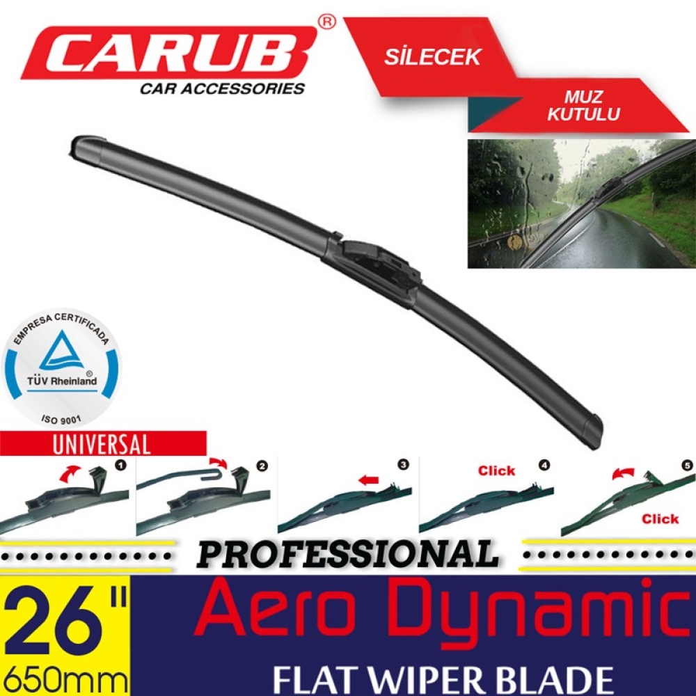 CARUB 65CM MUZ TİPİ SİLGİ SÜPÜRGESİ(AXOR)