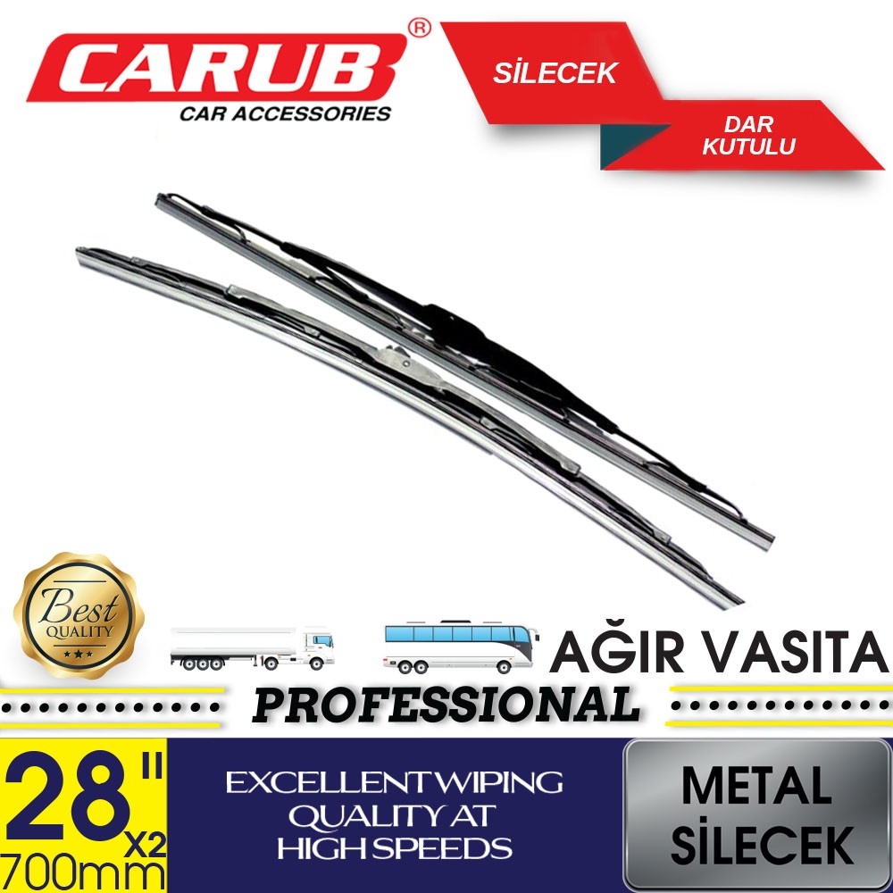 CARUB 70 CM DAR KANCA SİLECEK