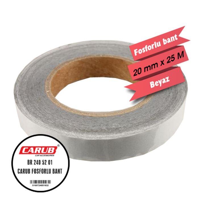 CARUB FOSFORLU BANT BEYAZ 2 CM X 25 MT