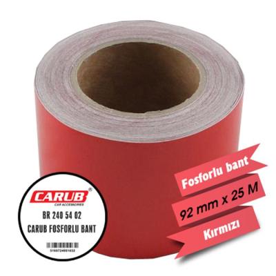 CARUB FOSFORLU BANT KIRMIZI 9,2 CM X 25 MT