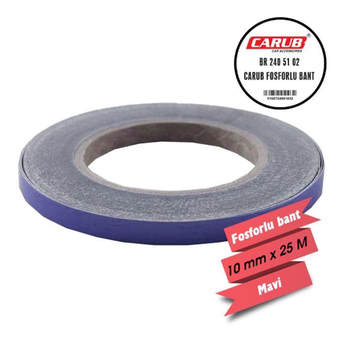 CARUB FOSFORLU BANT MAVİ 1 CM X 25 MT