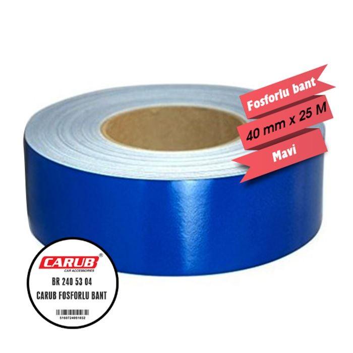 CARUB FOSFORLU BANT MAVİ 4 CM X 25 MT
