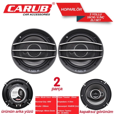 CARUB HOPARLÖR 16CM 6 İNCH KAPAKLI