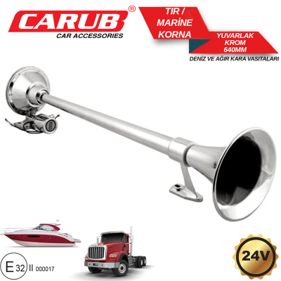 CARUB KORNA UZUN 24V KROM MARİNE TIR
