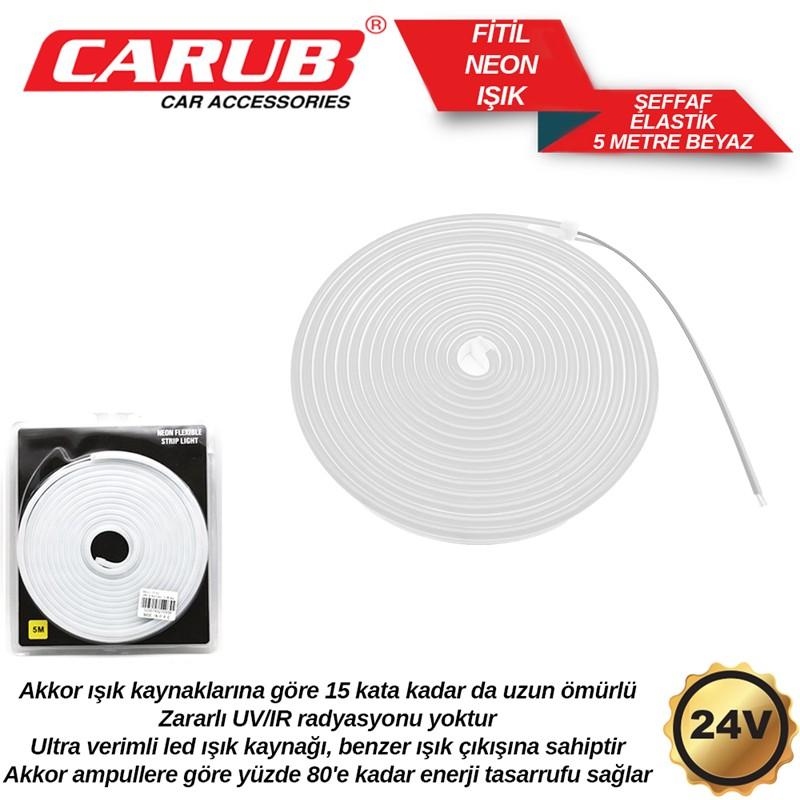 CARUB LED NEON ELASTİK 24V BEYAZ