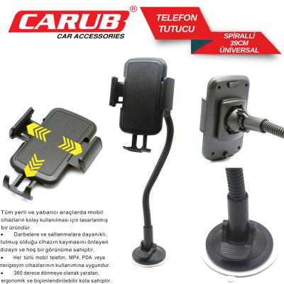 CARUB TELOFON TUTUCU 39 CM SİPRALLİ OYNAR 360 DERCE