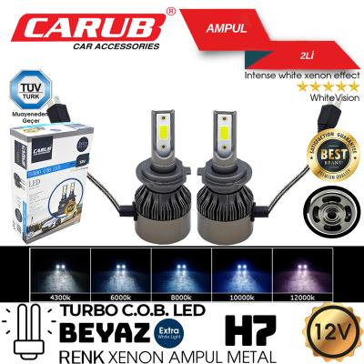 CARUB XENON LED 12-24V TURBO C.O.B H7