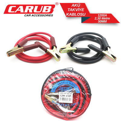 CARUP AKÜ TAKVİYE PROFESYONEL 50 MM 1200 AH.2,3 MT