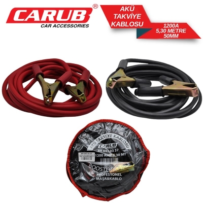 CARUP AKÜ TAKVİYE PROFESYONEL 50 MM 1200 AH.5,3 MT