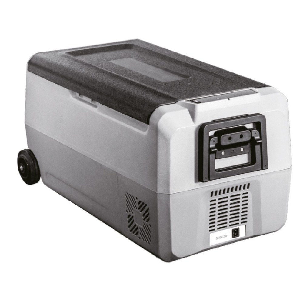 DEMMON 36 LİTRE ARAÇ İÇİ ÇİFT BÖLME TEKERLEKLİ BUZDOLABI