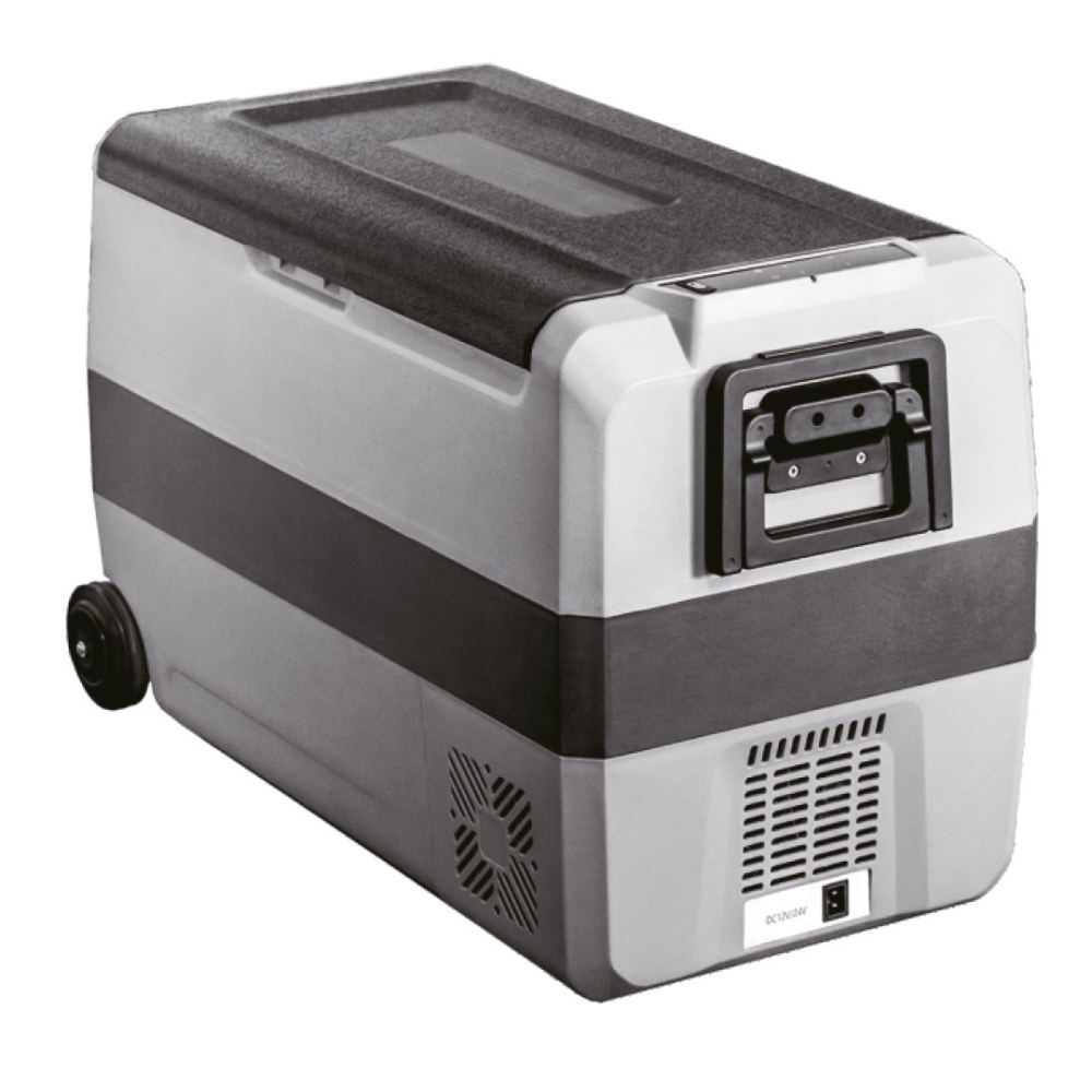 DEMMON 50 LİTRE ARAÇ İÇİ ÇİFT BÖLME TEKERLEKLİ BUZDOLABI