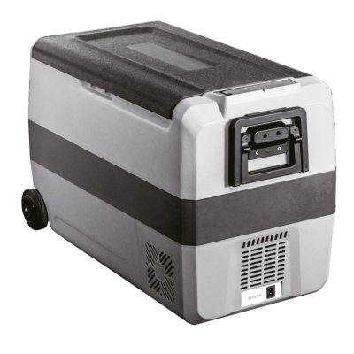 DEMMON 50 LİTRE ARAÇ İÇİ ÇİFT BÖLME TEKERLEKLİ BUZDOLABI