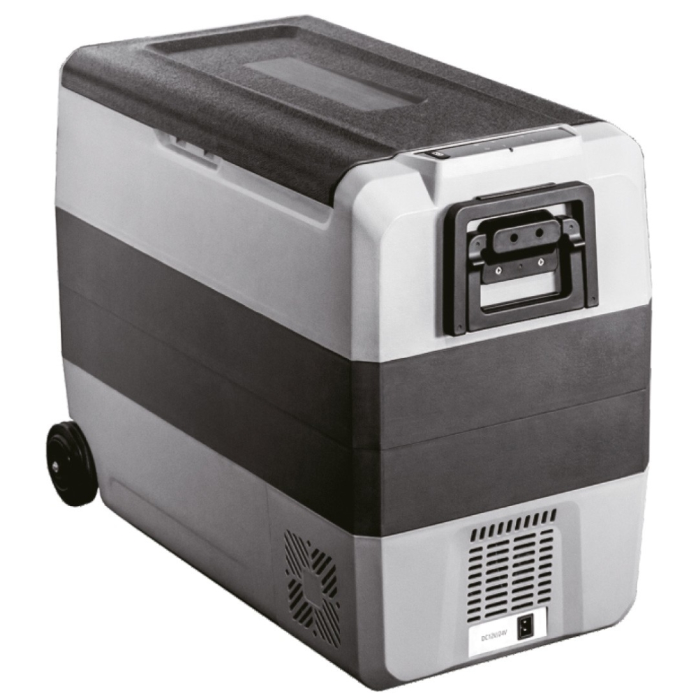 DEMMON 60 LİTRE ARAÇ İÇİ ÇİFT BÖLME TEKERLEKLİ BUZDOLABI
