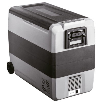 DEMMON 60 LİTRE ARAÇ İÇİ ÇİFT BÖLME TEKERLEKLİ BUZDOLABI