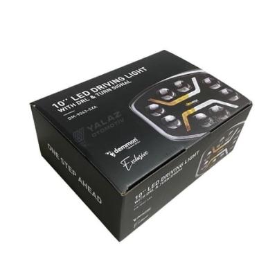 DEMMON OVAL FUUL LEDLİ SİS LAMBASI ÇİFT RENK FÜME CAMLI