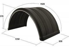 DORSE ÇİFT TEKER ÇAMURLUK KANALLI ŞERİTLİ 65X192