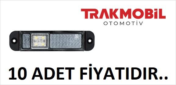 DORSE İŞARET LAMBA 4 LEDLİ (KRONE) (10 ADET) Beyaz