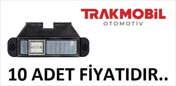 DORSE İŞARET LAMBA 4 LEDLİ BRAKETLİ (KRONE) (10 ADET) Beyaz