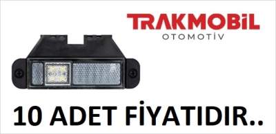 DORSE İŞARET LAMBA 4 LEDLİ BRAKETLİ (KRONE) (10 ADET) Beyaz