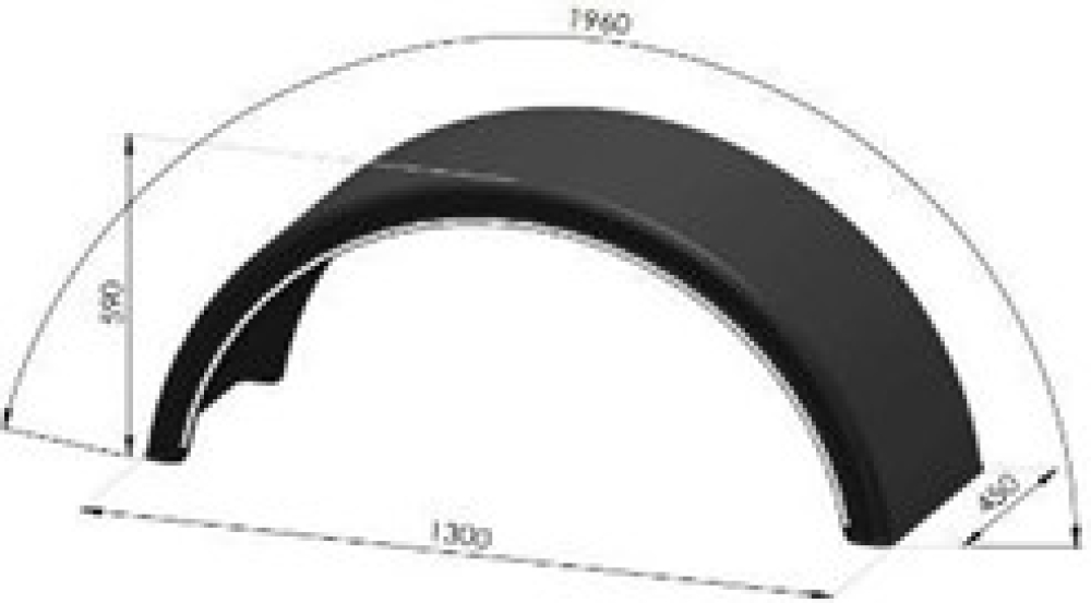 DORSE TEK TEKER ÇAMURLUK 45X196 ŞERİTLİ