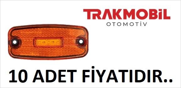 EURO YAN İŞARET LAMBA 3 LEDLİ (10 ADET) Sarı