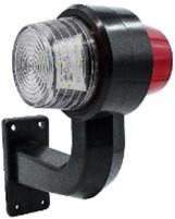 FR BOYNUZ LAMBA MAKSİ EĞRİ 18 LEDLİ KIRMIZI BEYAZ