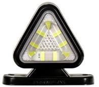 FR ÜÇGEN TAKOZ LAMBA 18 LEDLİ 6,5CM KIRMIZI BEYAZ